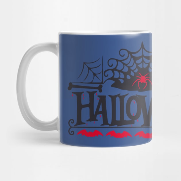Halloween Red Spider by holidaystore